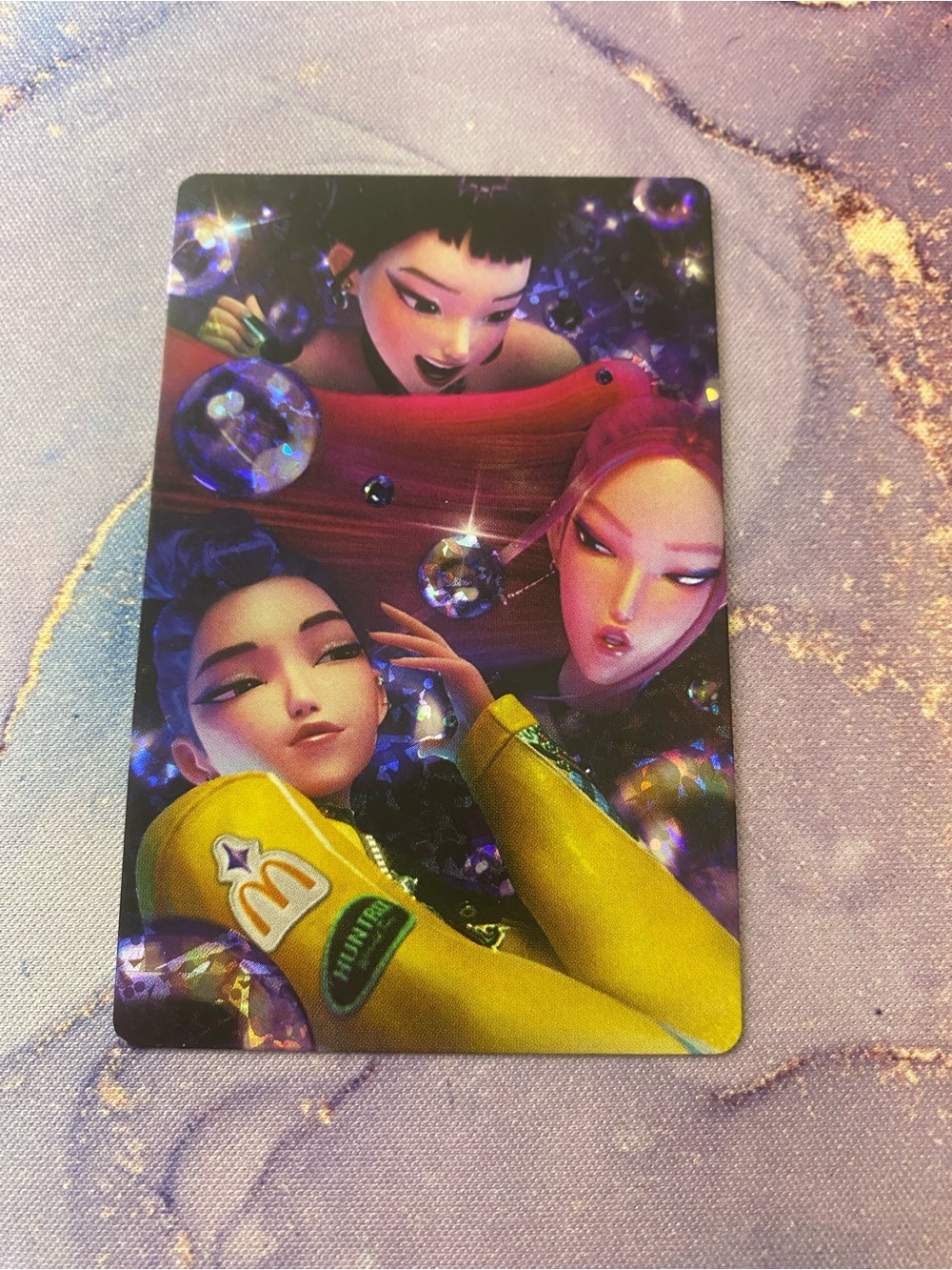 Kpop Demon Hunters HUNTR/X group trading card